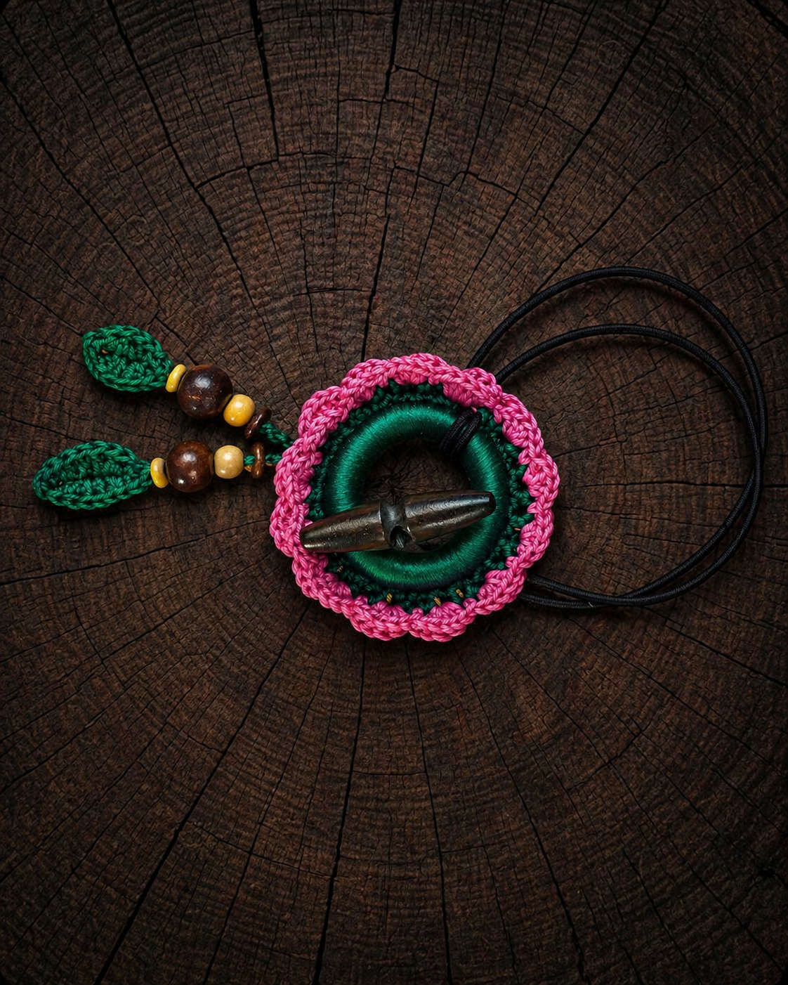 Boho Dread Ponytail – Synthetic Dreads Hairpiece