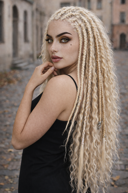 Blonde Hidden Base Hair Extensions – Full Hair Replacement Look, Soft Natural Volume