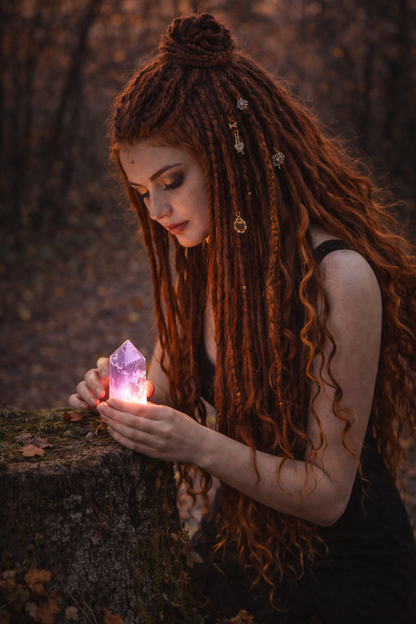 Boho Auburn Double Ended Dreads set