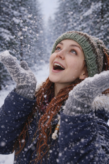 Green Dreadlock Beanie – Boho Hat for Dreads, Cozy Winter Headwear