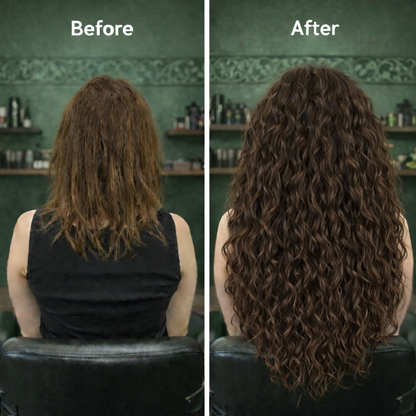 Brushable Wavy Hair Extension with Hidden Dread Base – Natural Brown 60 cm