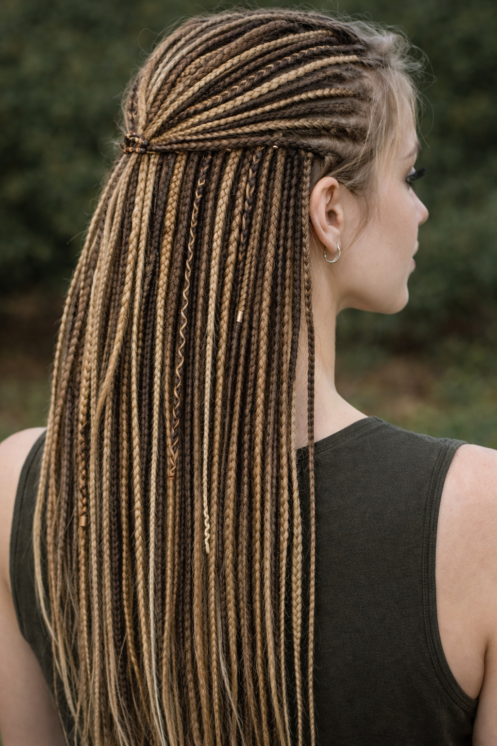 Ultra Thin Dreadlock Extensions – Lightweight Boho Synthetic Micro Dreads, Natural Look