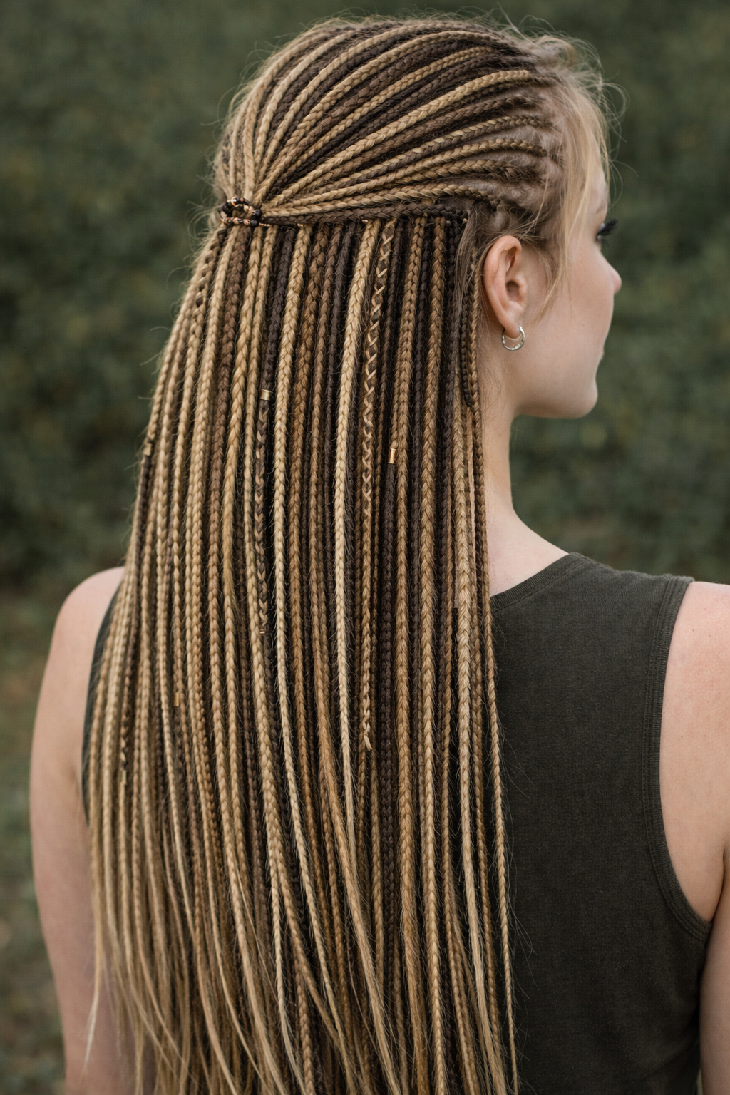 Ultra Thin Dreadlock Extensions – Lightweight Boho Synthetic Micro Dreads, Natural Look