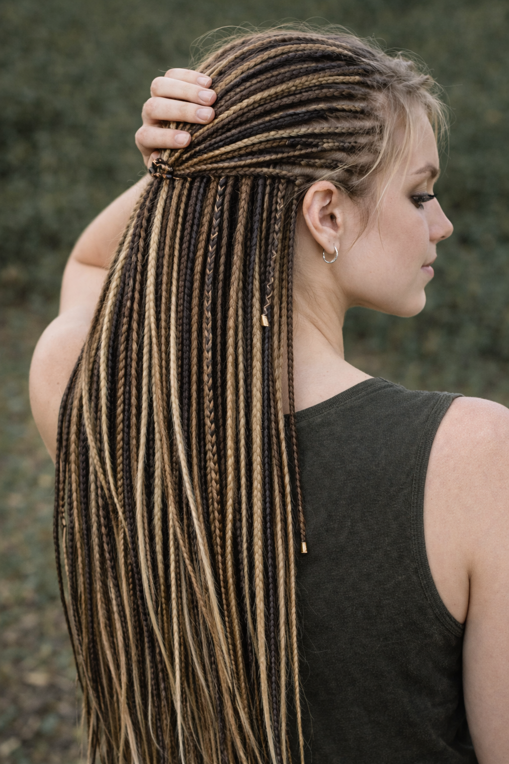 Ultra Thin Dreadlock Extensions – Lightweight Boho Synthetic Micro Dreads, Natural Look