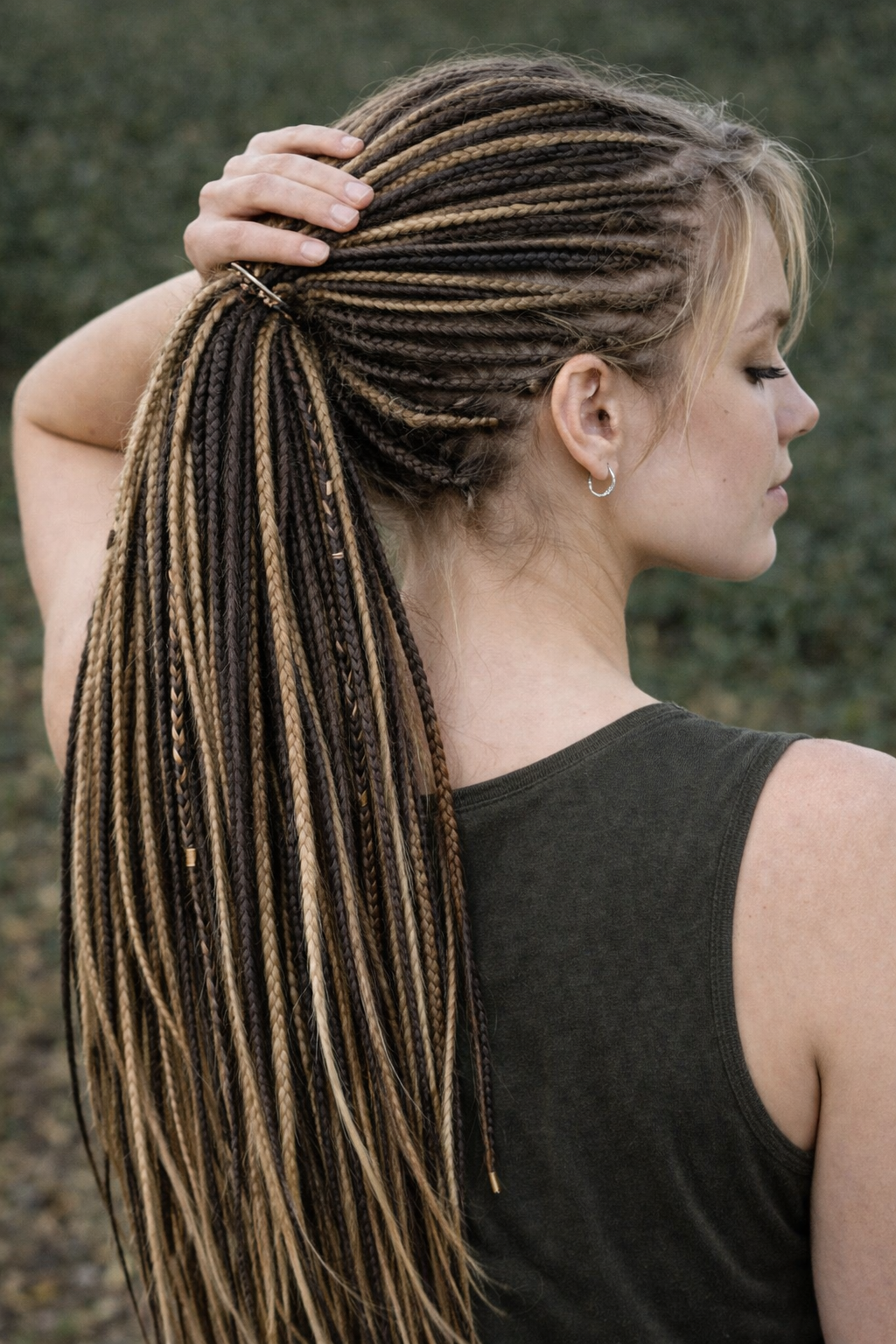 Ultra Thin Dreadlock Extensions – Lightweight Boho Synthetic Micro Dreads, Natural Look