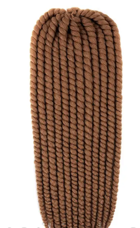 Chestnut Brown Twist Extensions – Havana Twist Mambo, Lightweight Synthetic Twists