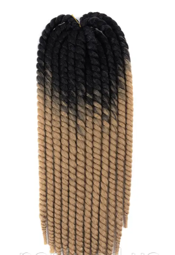 Black Sandy Blonde Ombre Twist Extensions – Havana Twist Mambo, Lightweight Twists