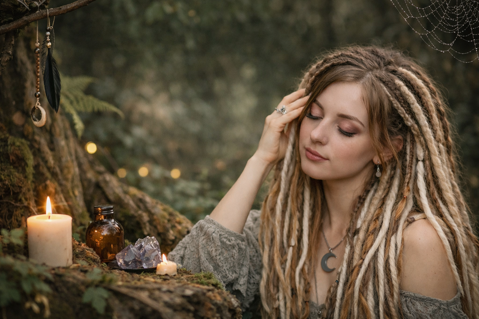 handmade synthetic dreadlock extensions boho style with brushable ends