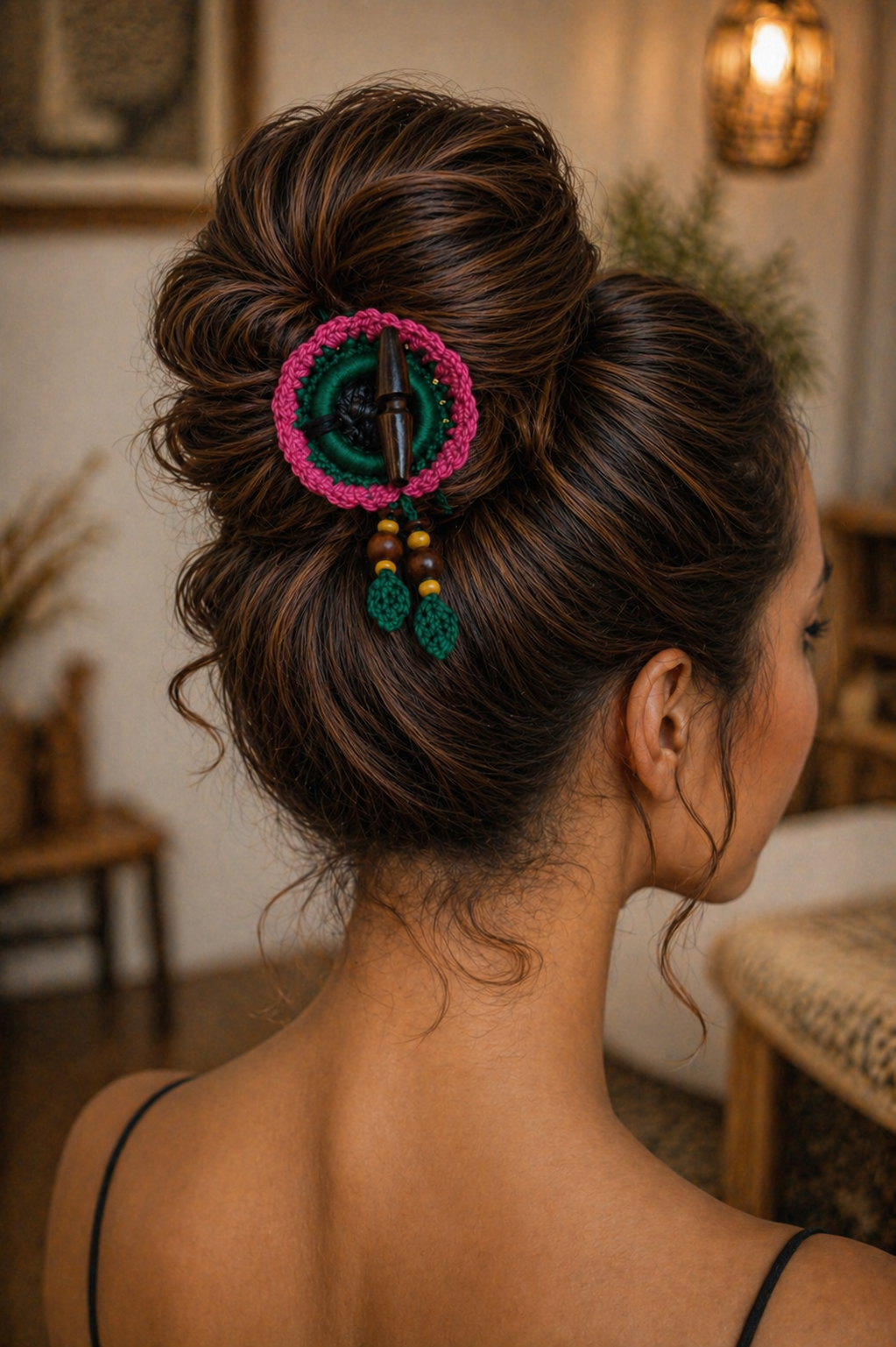 Boho Dread Ponytail – Synthetic Dreads Hairpiece
