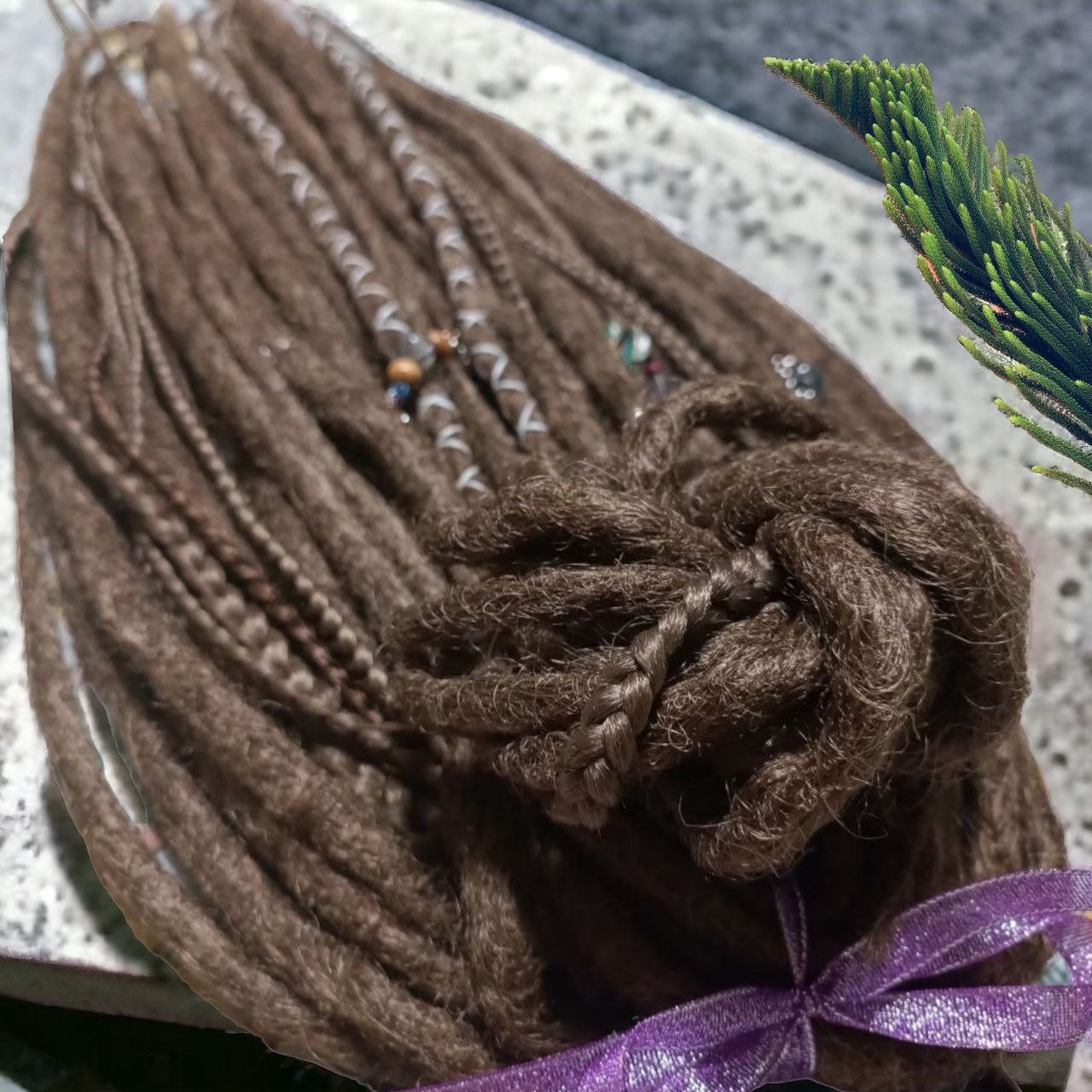 Custom Dark Blond Crocheted Dreadlocks - Natural-Looking Dreads for Boho Babes