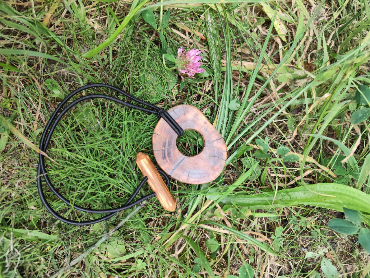 Wood Dreadlock Tie