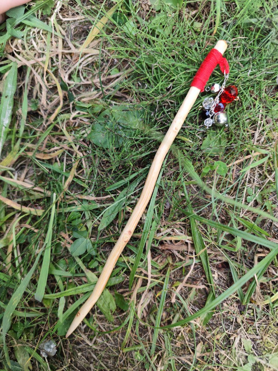 Stunning Red Hair Stick for Boho Babes - Ideal Gift for Hair Styling Fans