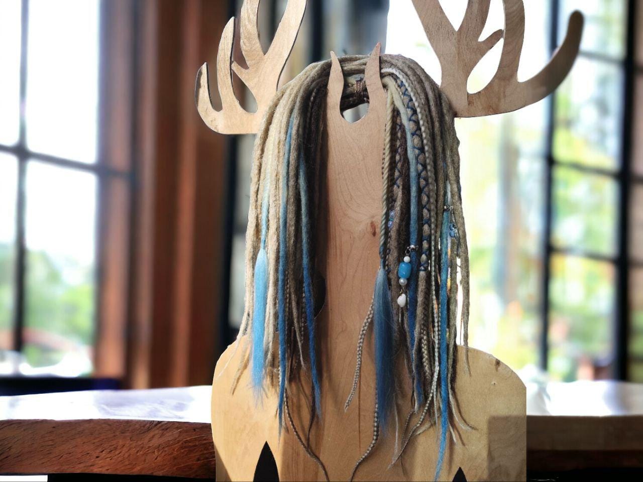 Ocean Enspired Dirty Ash Blond & Blond to Blue Ombre Dreads Sea Vibes