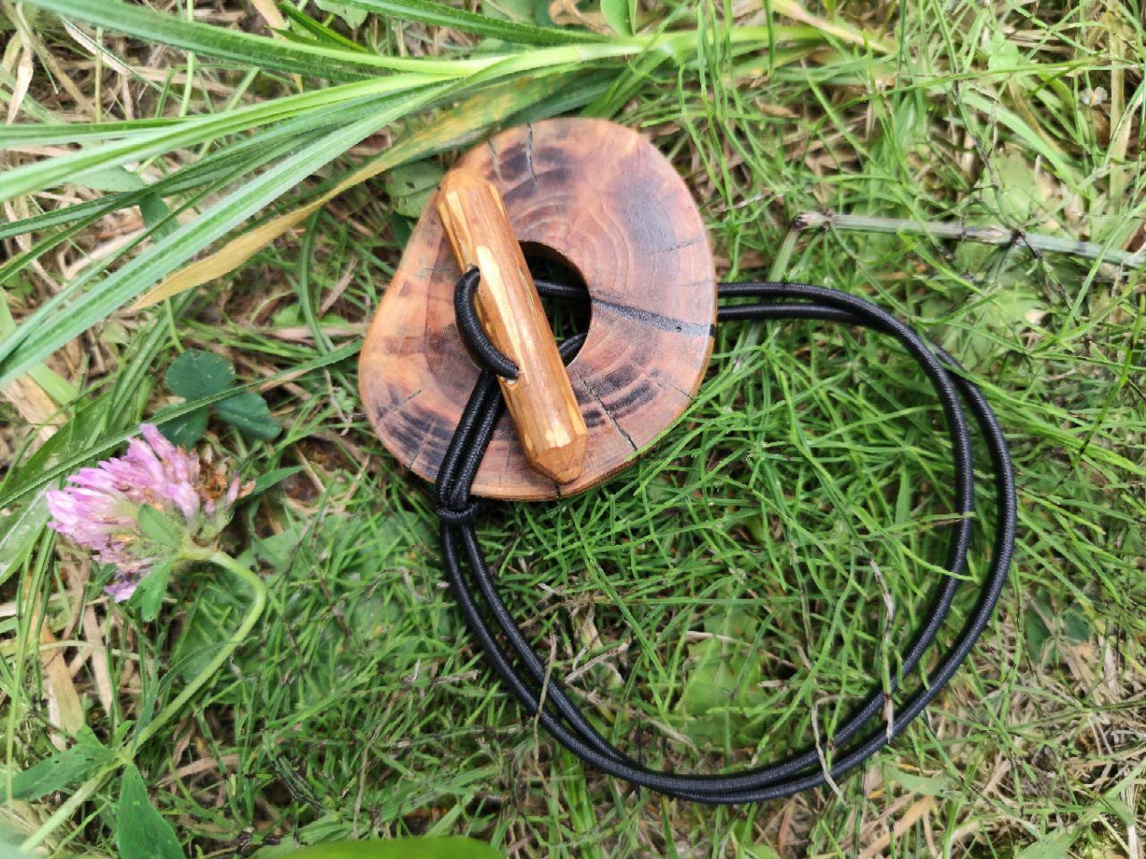 Wood Dreadlock Tie