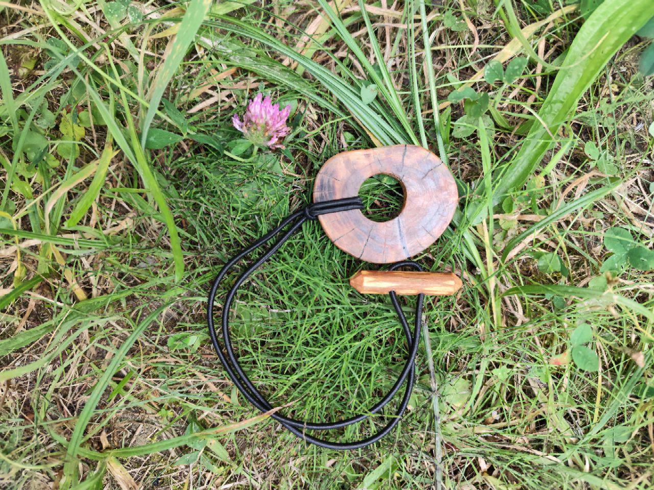 Wood Dreadlock Tie