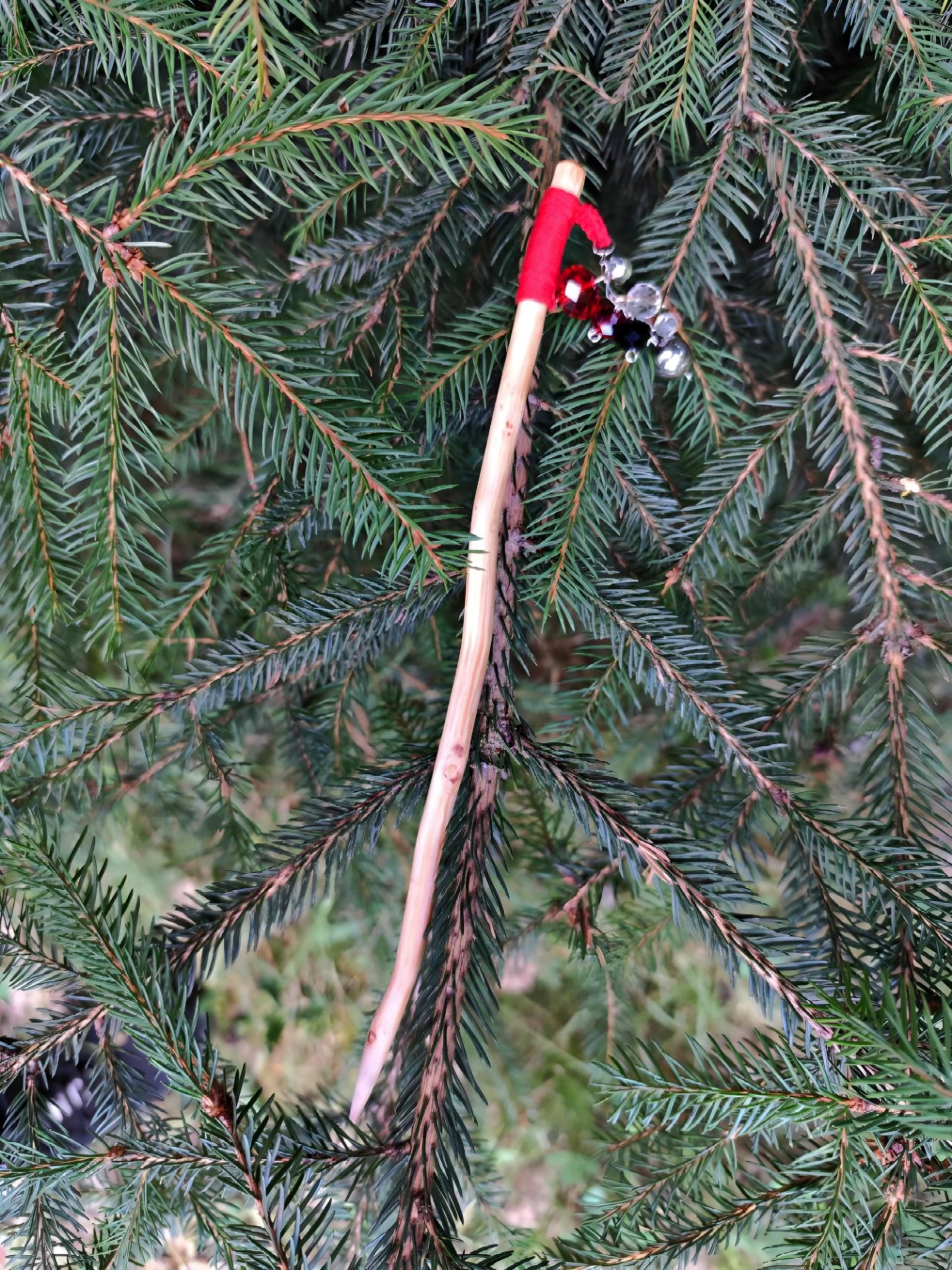 Stunning Red Hair Stick for Boho Babes - Ideal Gift for Hair Styling Fans