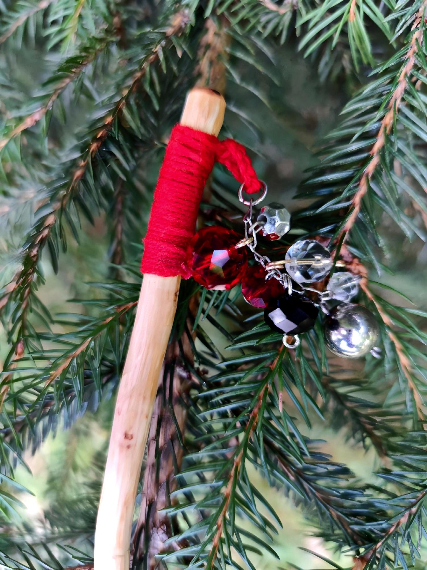 Stunning Red Hair Stick for Boho Babes - Ideal Gift for Hair Styling Fans