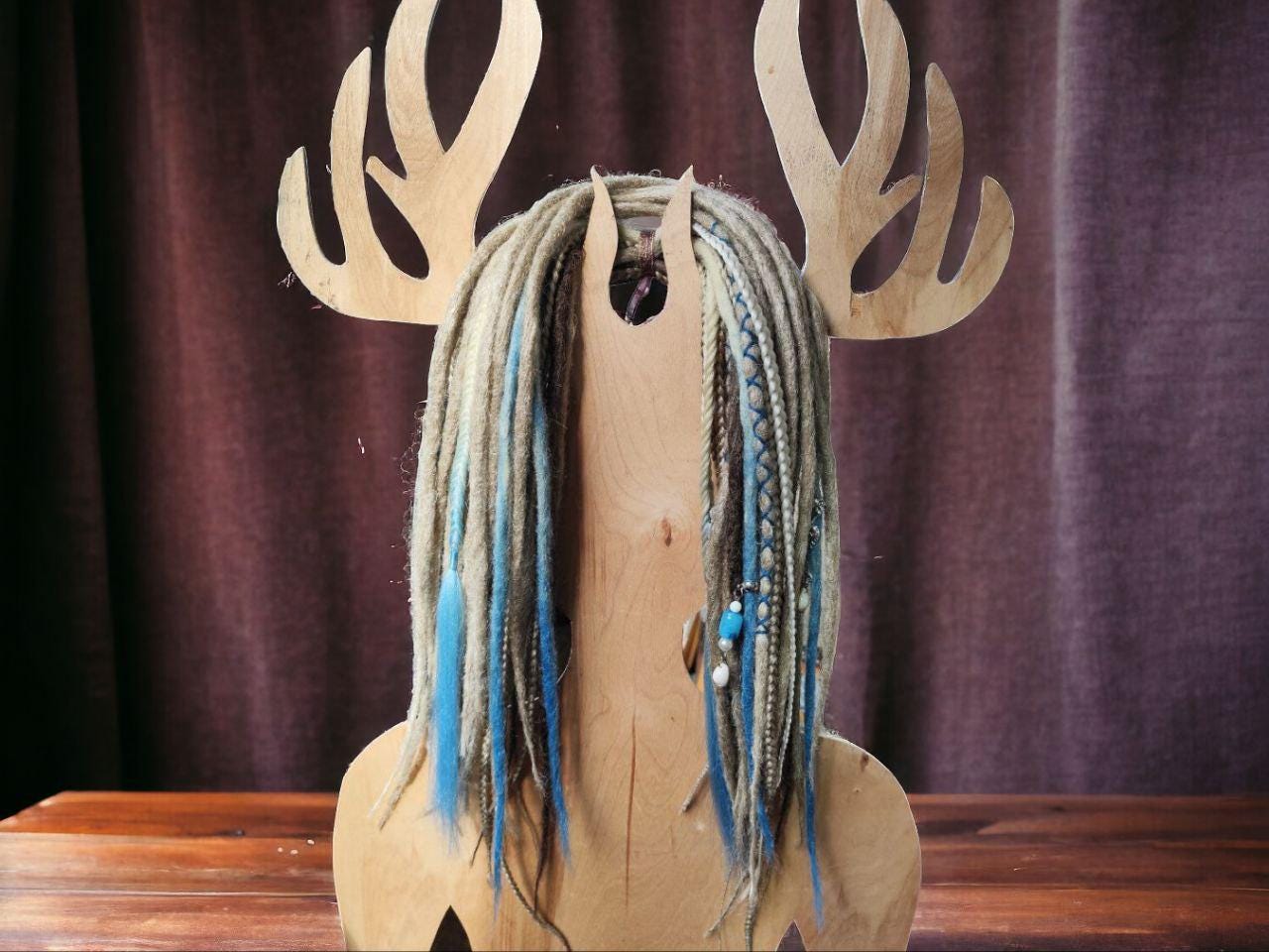 Ocean Enspired Dirty Ash Blond & Blond to Blue Ombre Dreads Sea Vibes