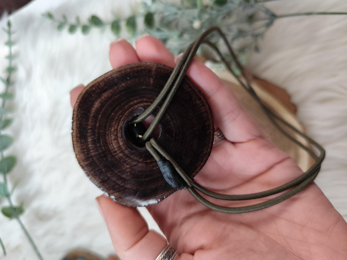 Dreadlocks tie Real dried flowers