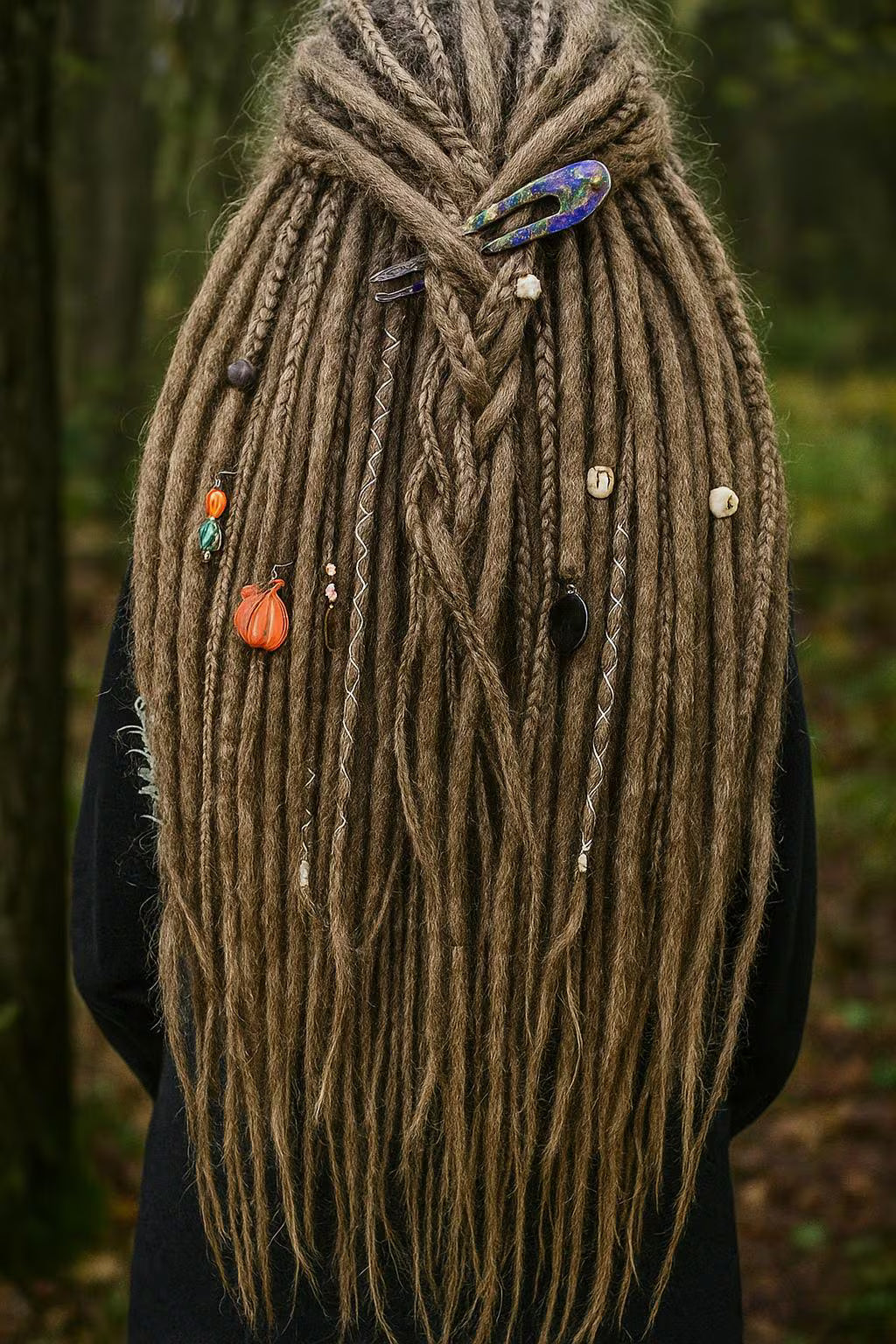 Natural Dark Blonde Double Ended Dreadlocks – Crochet Synthetic Set
