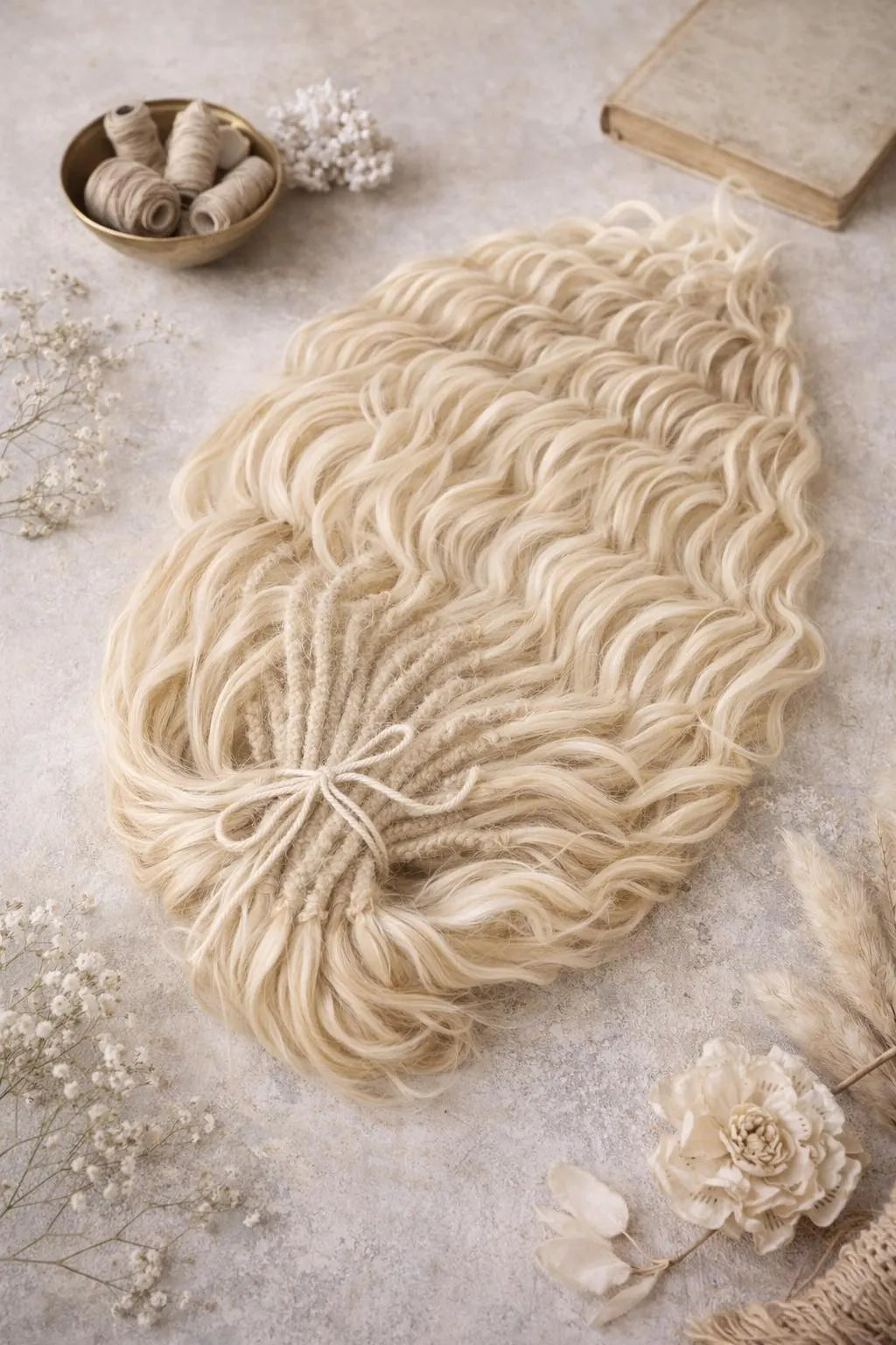 Wheat Blonde Hidden Base Visible Length Hair Extensions