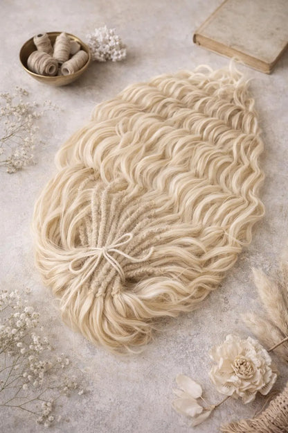 Wheat Blonde Hidden Base Visible Length Hair Extensions