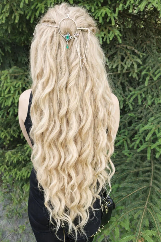 Wheat Blonde Hidden Base Visible Length Hair Extensions