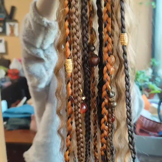 Boho Dread Ponytail – Synthetic Dreads Hairpiece