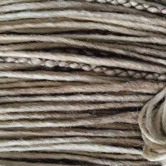70 cm Sandy Blonde Ombre Dreadlock Extensions – Boho Synthetic Dreads
