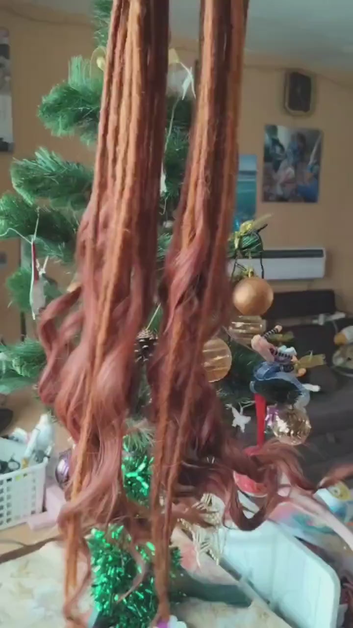 Boho Dreadlock Extensions with Brushable Curls