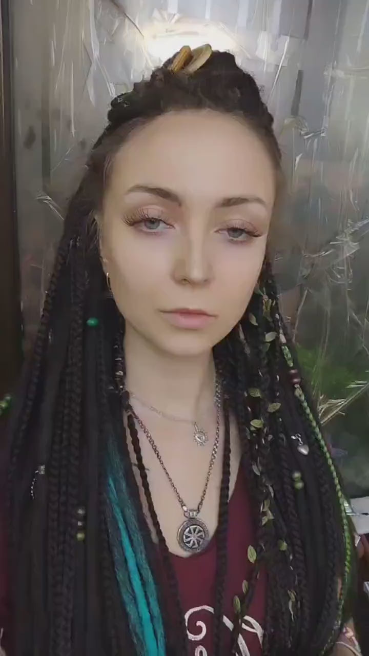 Boho Double Ended Synthetic Dreads in Dirty & Strawberry Blond